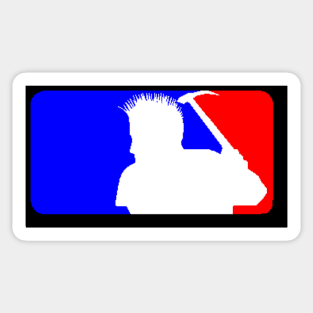 The AUD Baseball Logo Sticker